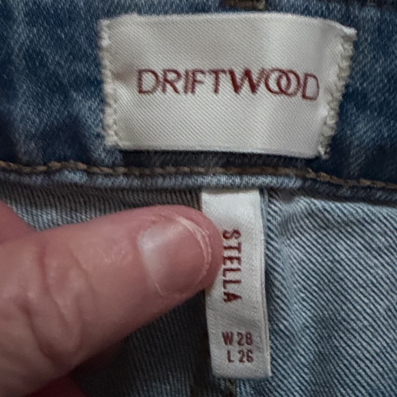 DRIFTWOOD Blue Jeans with Colorful Embroidery - Picture 2 of 6